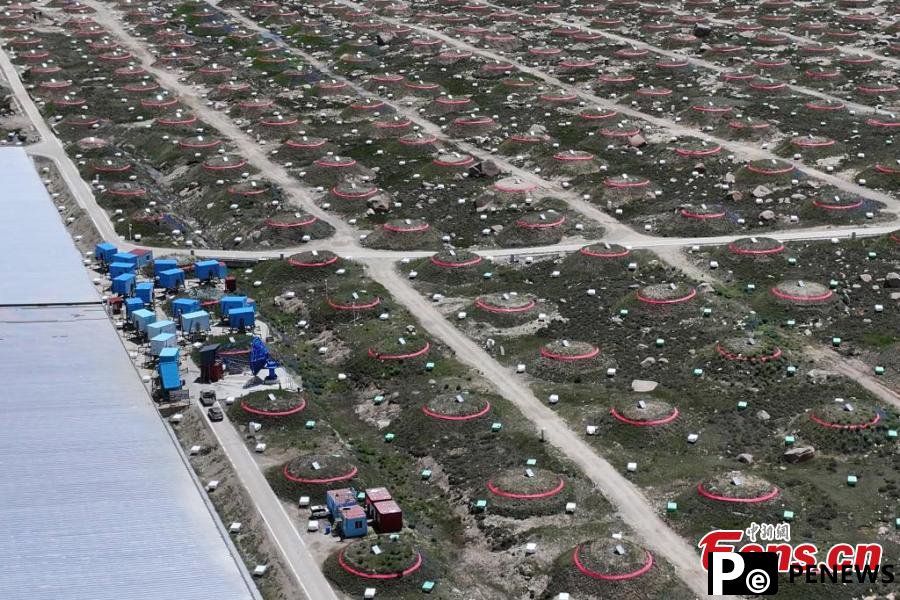 Aerial view of China