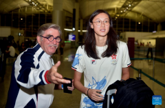 Delegation of China's Hong Kong departs for Paris 2024 Olympic Games