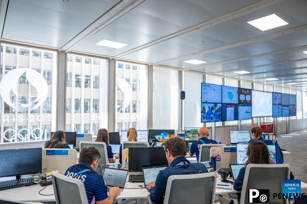 A look at Main Operation Center of Paris 2024 Olympic Games