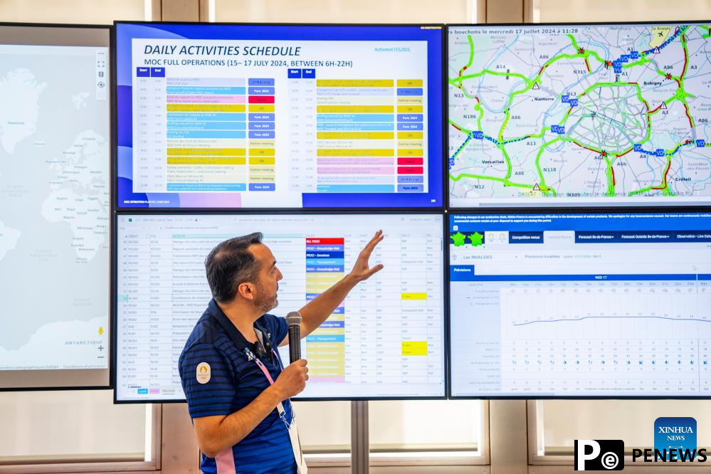 A look at Main Operation Center of Paris 2024 Olympic Games