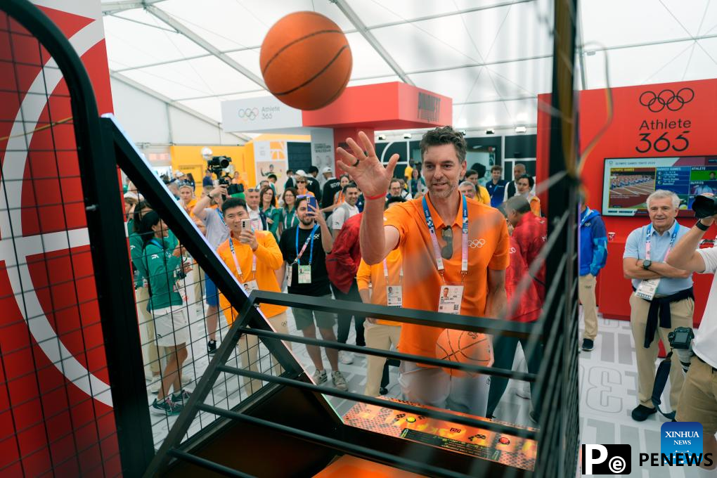 IOC chief Bach tours Olympic Village ahead of Paris 2024