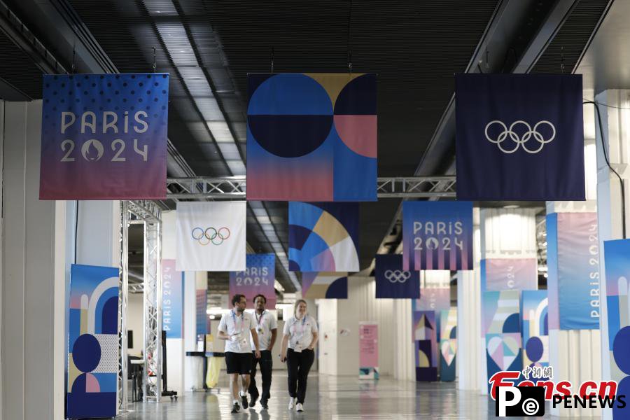 A glimpse of Main Press Center of Paris 2024