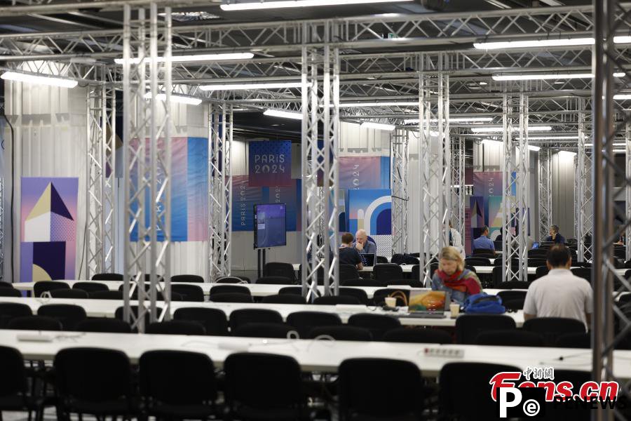 A glimpse of Main Press Center of Paris 2024