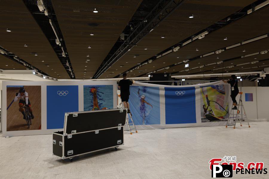 A glimpse of Main Press Center of Paris 2024