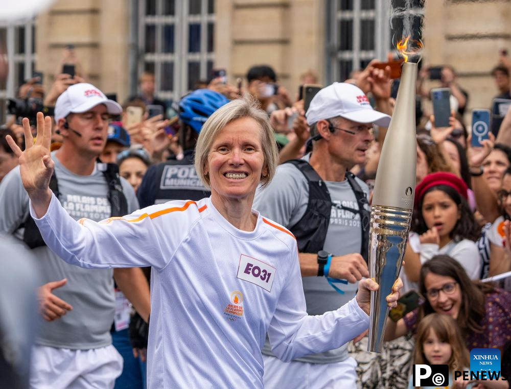 Highlights of Olympic Games Paris 2024 Torch Relay