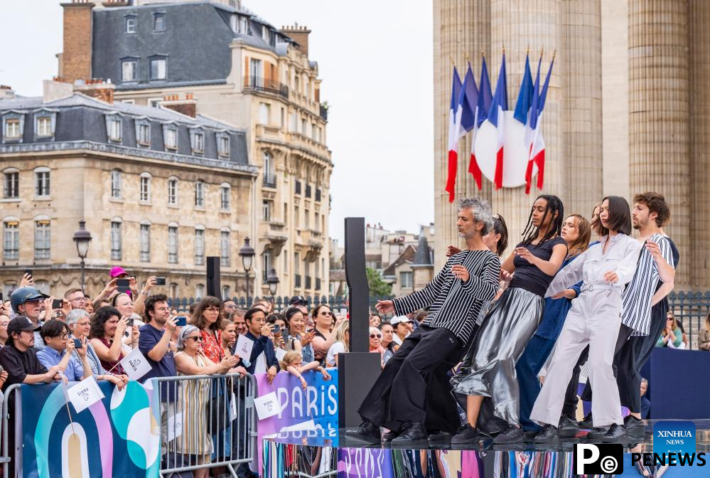 Highlights of Olympic Games Paris 2024 Torch Relay