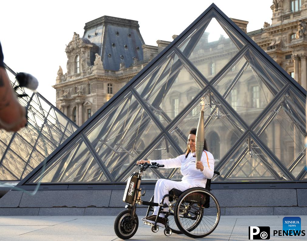 Highlights of Olympic Games Paris 2024 Torch Relay