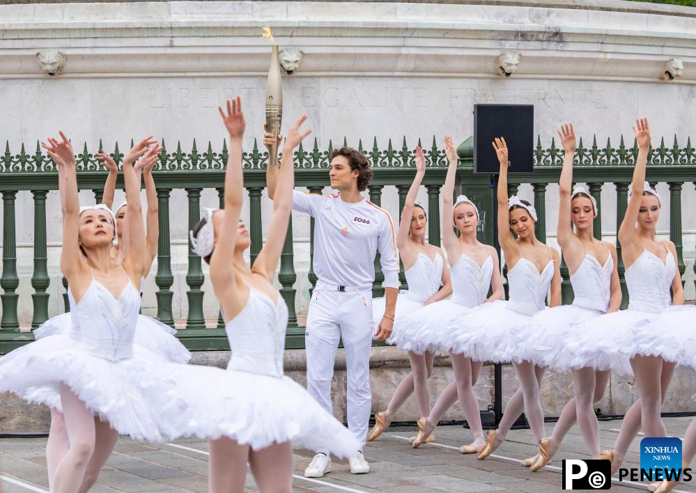 Highlights of Olympic Games Paris 2024 Torch Relay