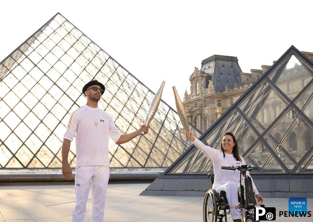 Highlights of Olympic Games Paris 2024 Torch Relay