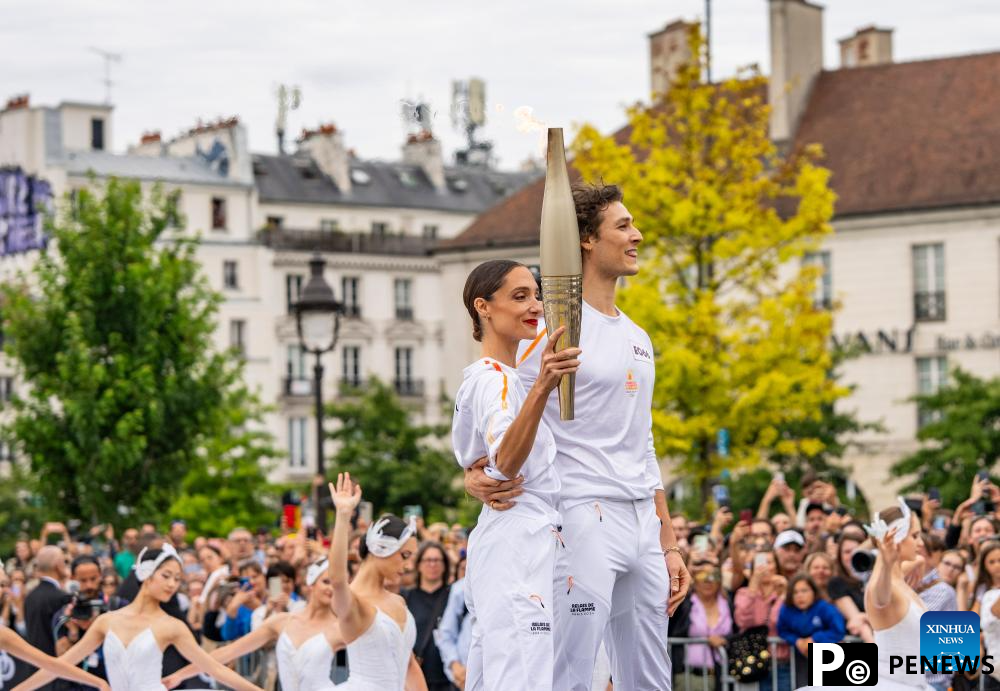 Highlights of Olympic Games Paris 2024 Torch Relay