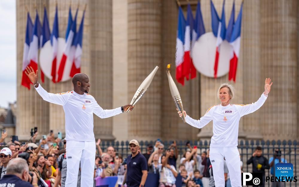Highlights of Olympic Games Paris 2024 Torch Relay
