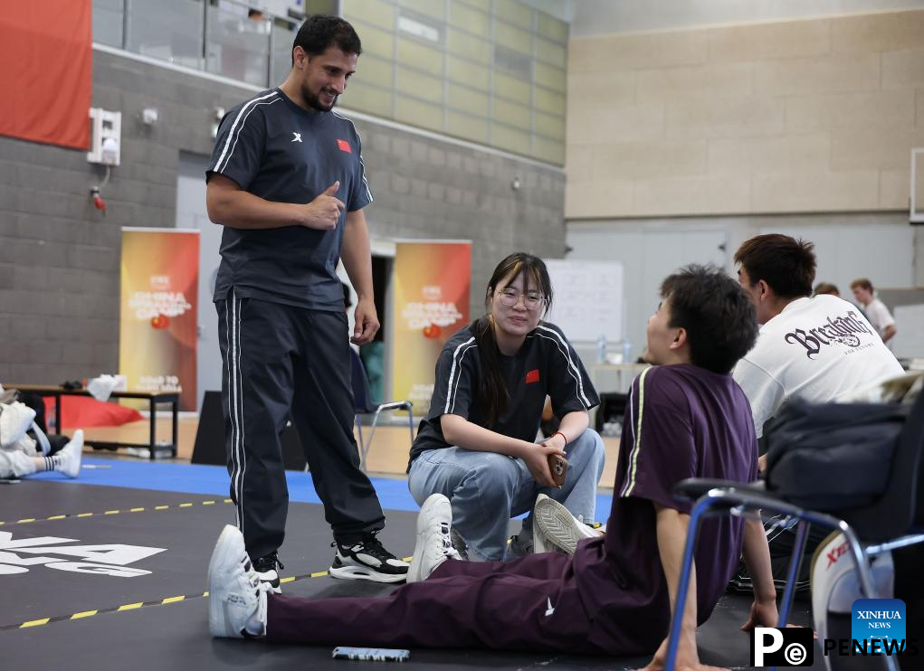 Pic story: French coach leads Chinese breakdancers to Olympic stage