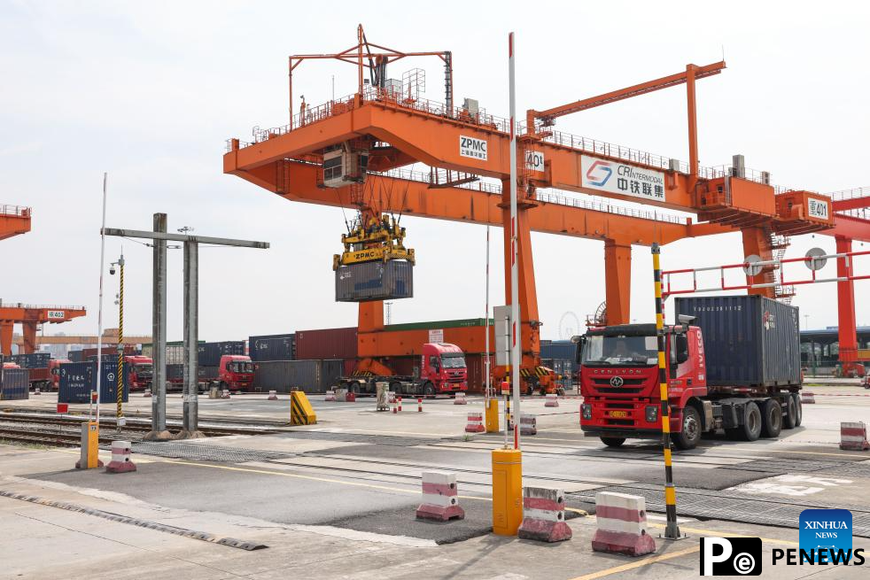 A glimpse of Chongqing International Logistics Hub Park