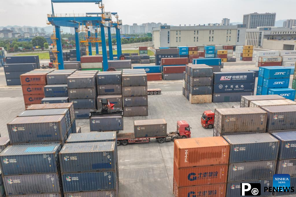 A glimpse of Chongqing International Logistics Hub Park