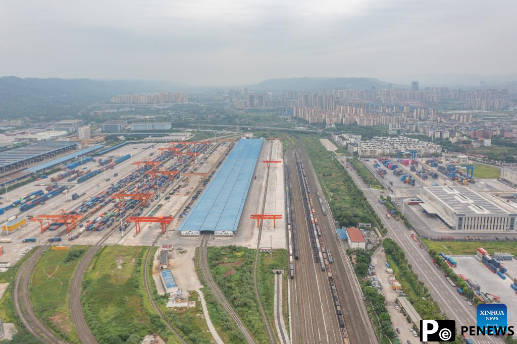 A glimpse of Chongqing International Logistics Hub Park