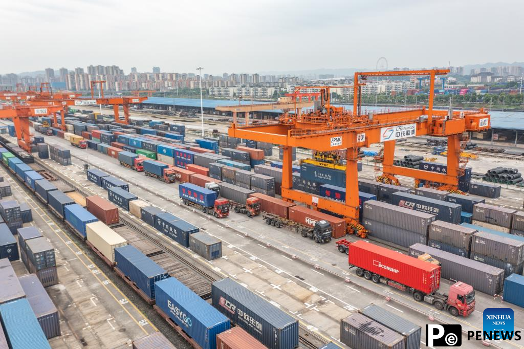 A glimpse of Chongqing International Logistics Hub Park
