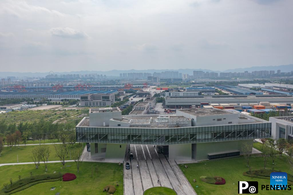 A glimpse of Chongqing International Logistics Hub Park