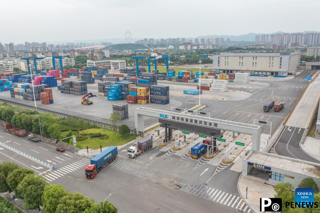 A glimpse of Chongqing International Logistics Hub Park
