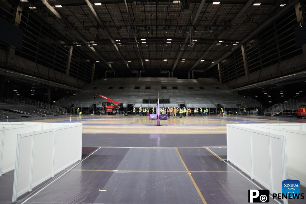 A glimpse of South Paris Arena for Paris 2024