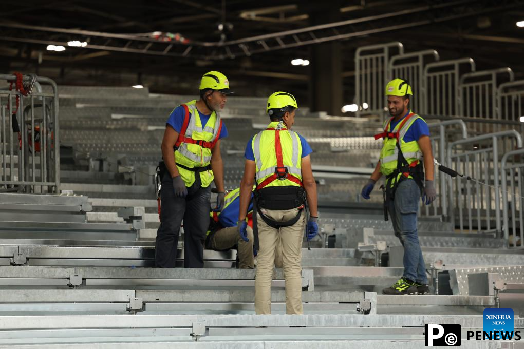 A glimpse of South Paris Arena for Paris 2024