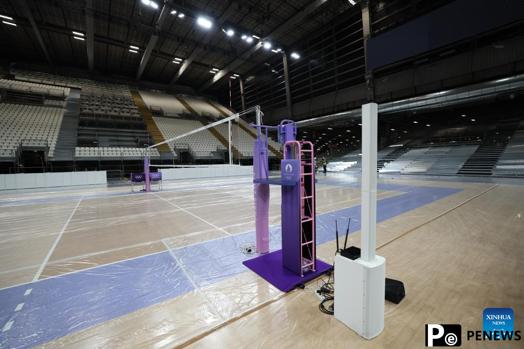 A glimpse of South Paris Arena for Paris 2024