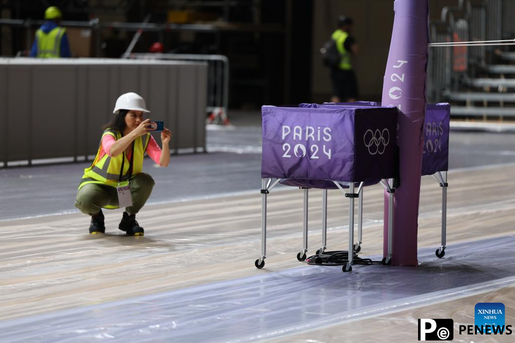 A glimpse of South Paris Arena for Paris 2024