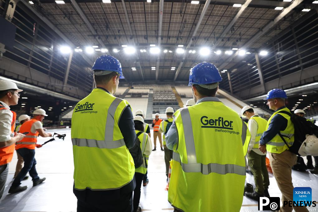 A glimpse of South Paris Arena for Paris 2024