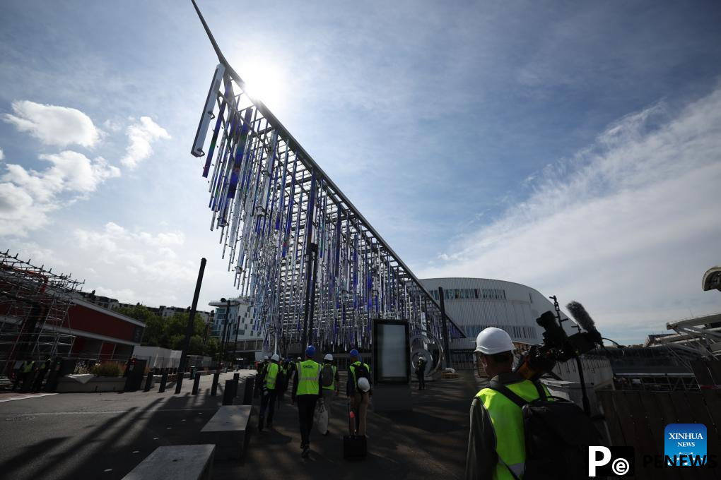 A glimpse of South Paris Arena for Paris 2024