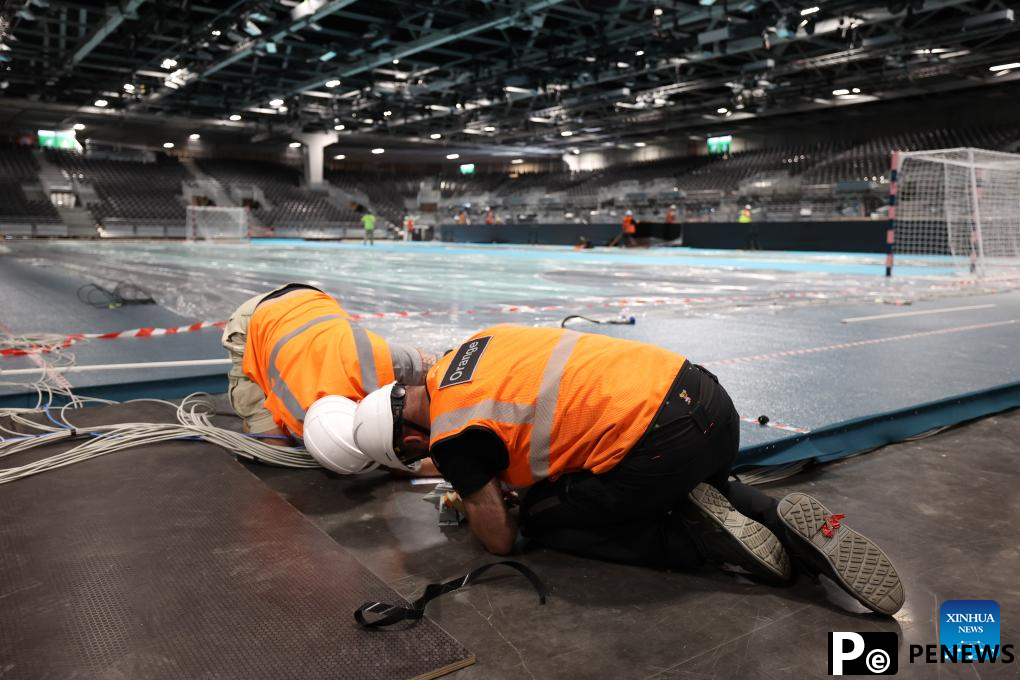 A glimpse of South Paris Arena for Paris 2024