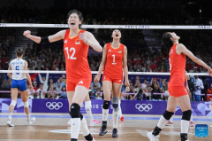 China beat Serbia to top women's volleyball Group A at Paris 2024