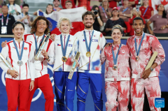 Tennis: China narrowly miss mixed doubles gold, Alcaraz, Djokovic set for final