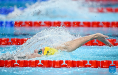 Australia's McKeown wins women's 200m backstroke gold at Paris Games