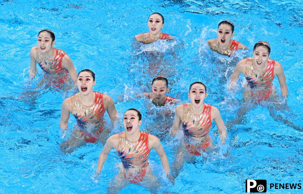 Day 12: Chinese weightlifters retain Olympic golds, artistic swimming team make history