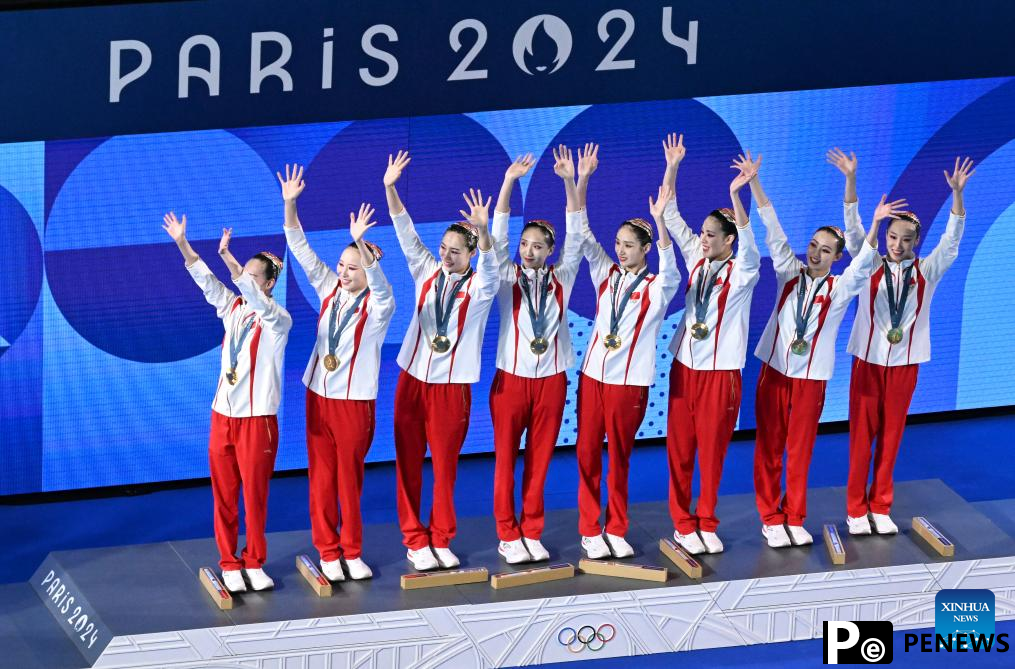 China storms to first ever artistic swimming gold medal in team event
