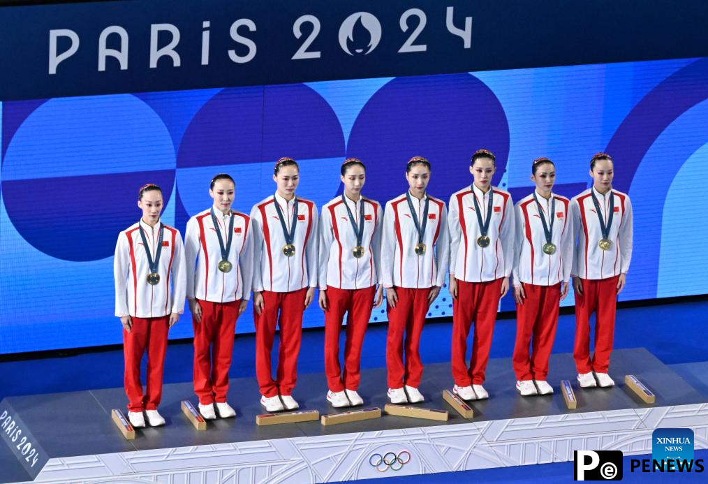 China storms to first ever artistic swimming gold medal in team event