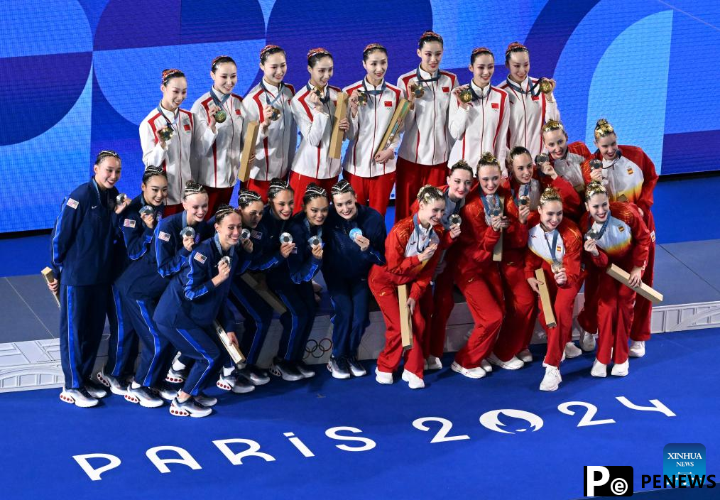 China storms to first ever artistic swimming gold medal in team event