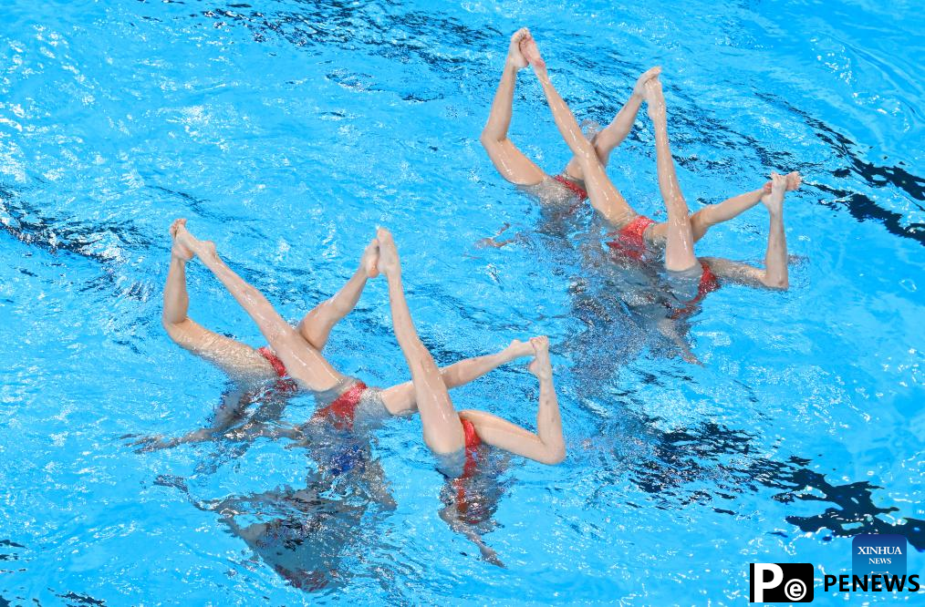 China storms to first ever artistic swimming gold medal in team event
