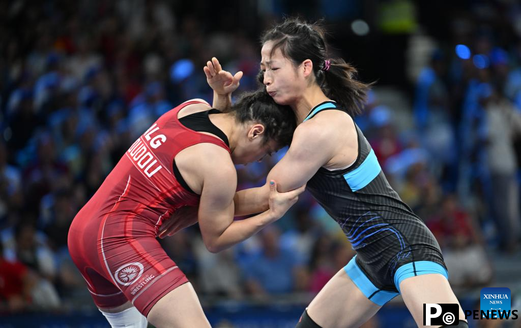 Highlights of wrestling at Paris 2024 Olympic Games