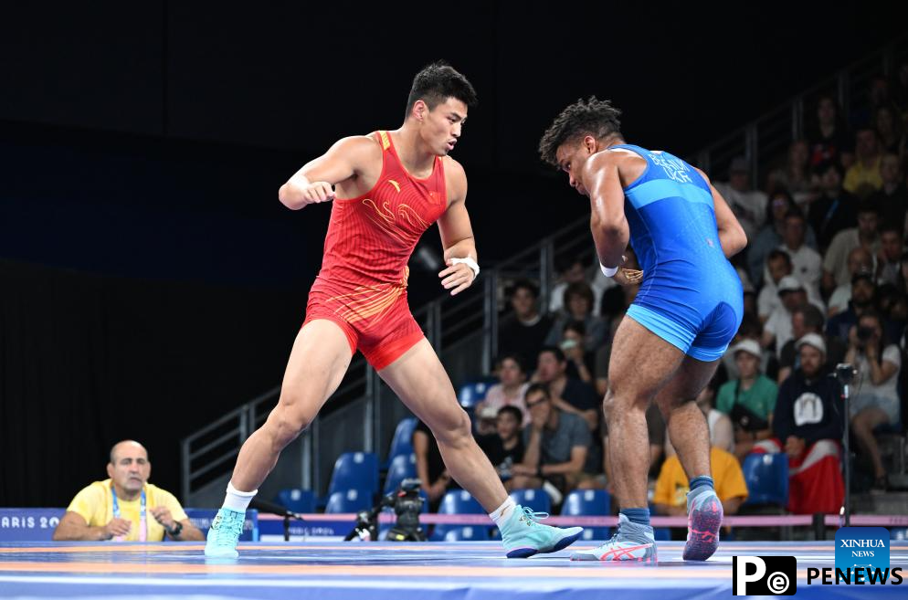 Highlights of wrestling at Paris 2024 Olympic Games
