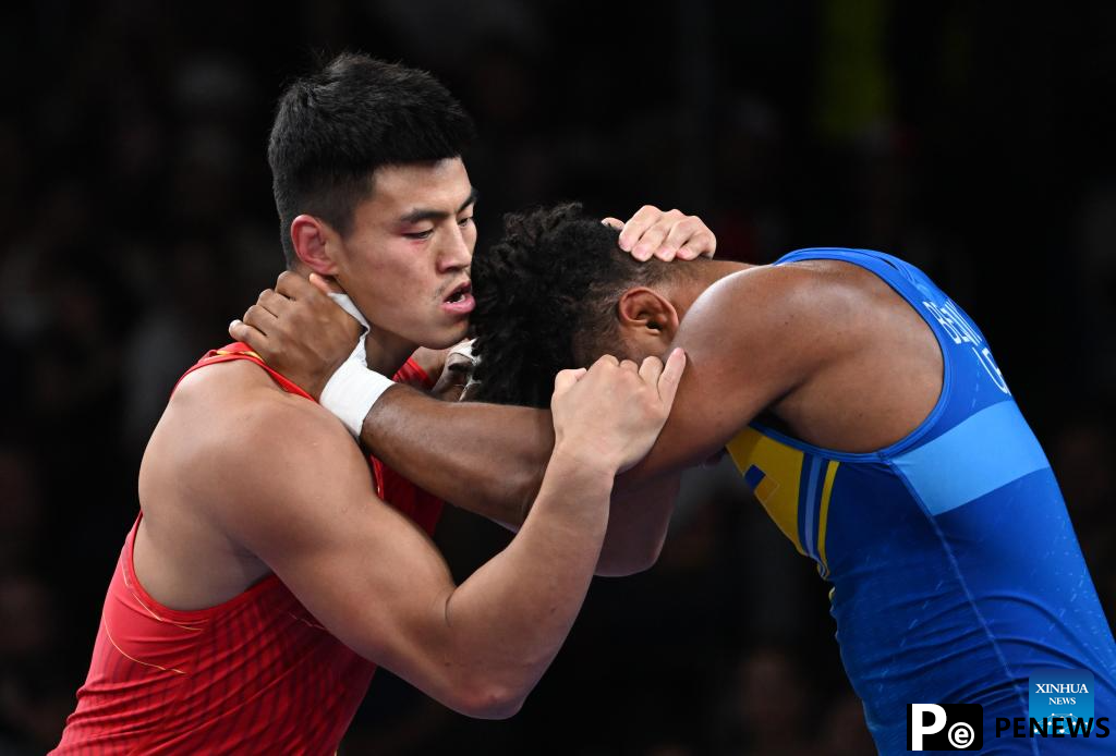 Highlights of wrestling at Paris 2024 Olympic Games