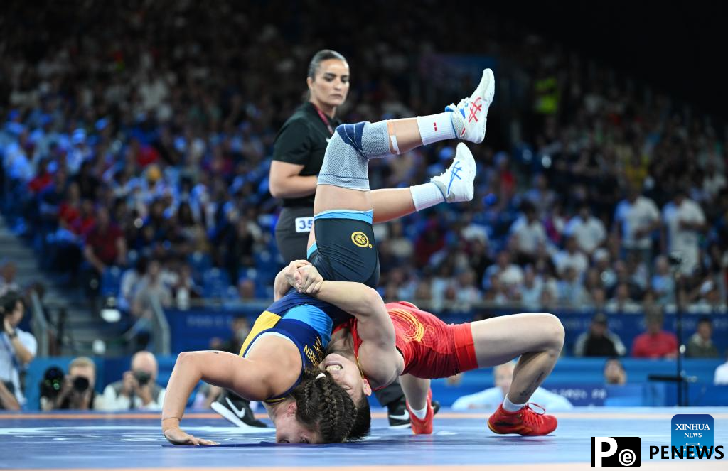 Highlights of wrestling at Paris 2024 Olympic Games