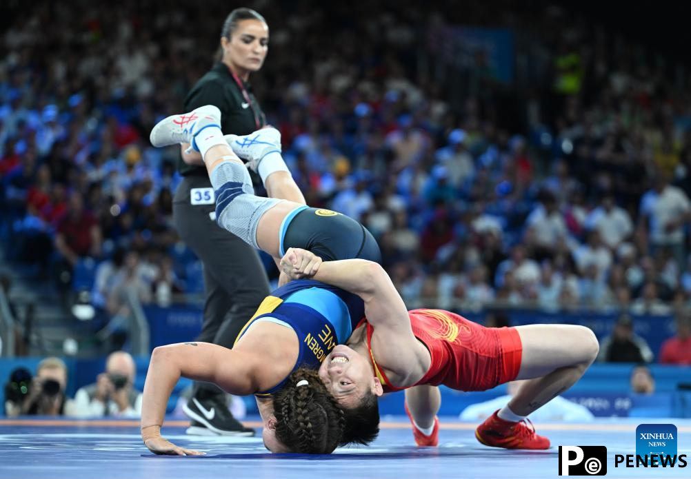 Highlights of wrestling at Paris 2024 Olympic Games