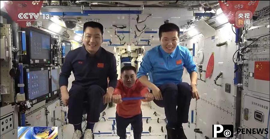Taikonauts hold their own ＂Olympics＂ aboard China