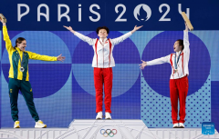 China's Chen Yiwen wins women's 3m springboard diving at Paris Olympic Games