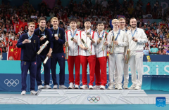 China retain men's table tennis team gold at Paris 2024