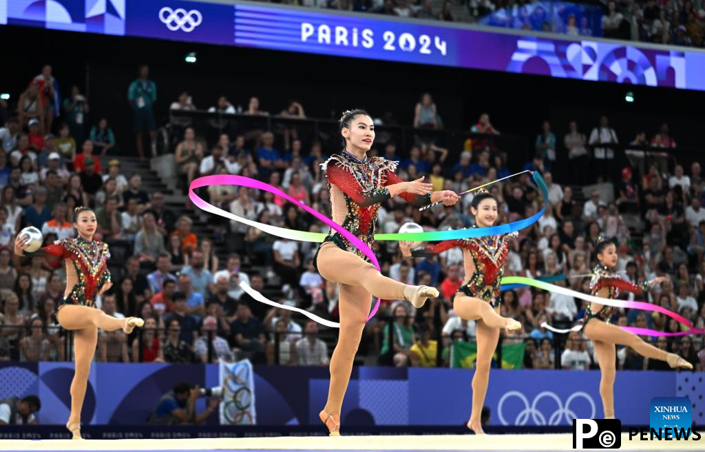 China claims historic rhythmic gymnastics group all