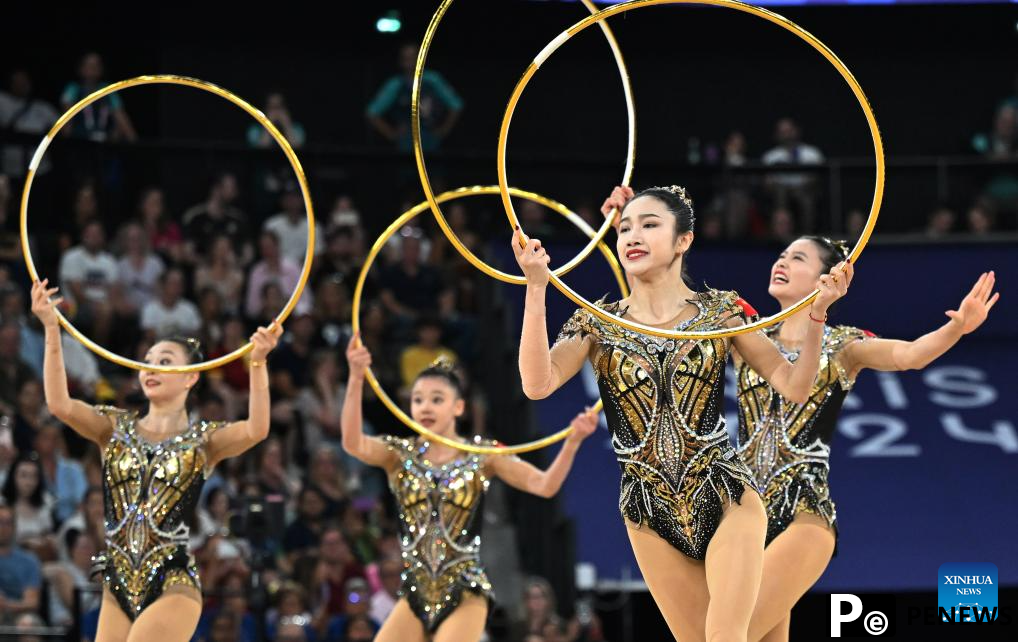 China claims historic rhythmic gymnastics group all