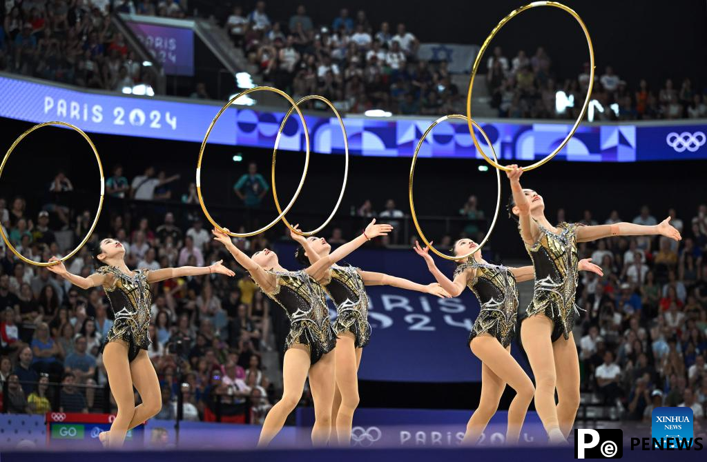 China claims historic rhythmic gymnastics group all