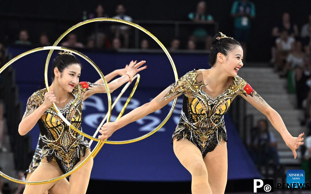 China claims historic rhythmic gymnastics group all