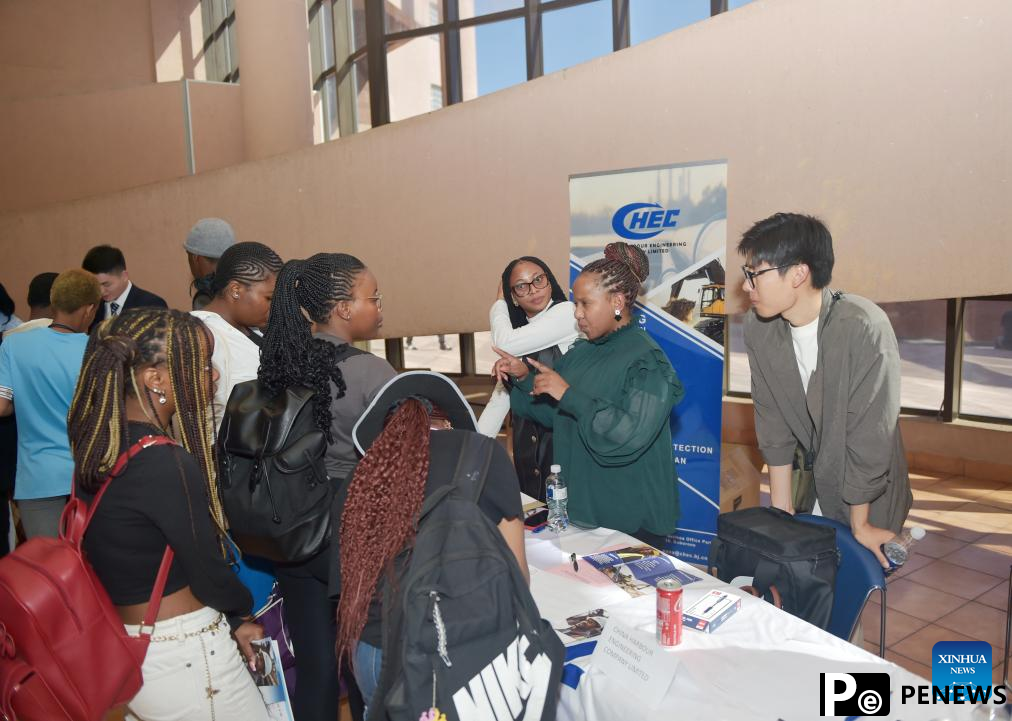 Job fair held by Chinese companies attracts local graduates in Botswana